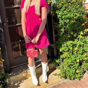 Altar'd State Vibrant Pink Dress